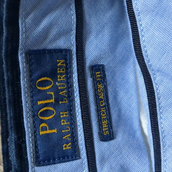 Polo Navy Corduroy Eclectic Grandpa Trousers 38 X 30 - Picture 3 of 11